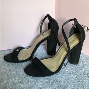 Black heeled Sandals
